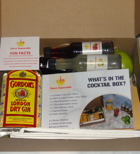 CRIMSON GIN AND SIN COCKTAIL BOX